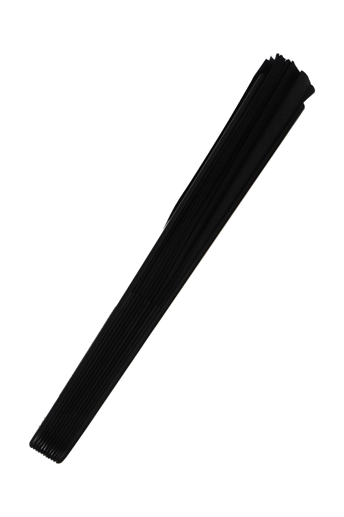 Cap Zone - Large Black Line Dance Folding Fan - 13 Inch
