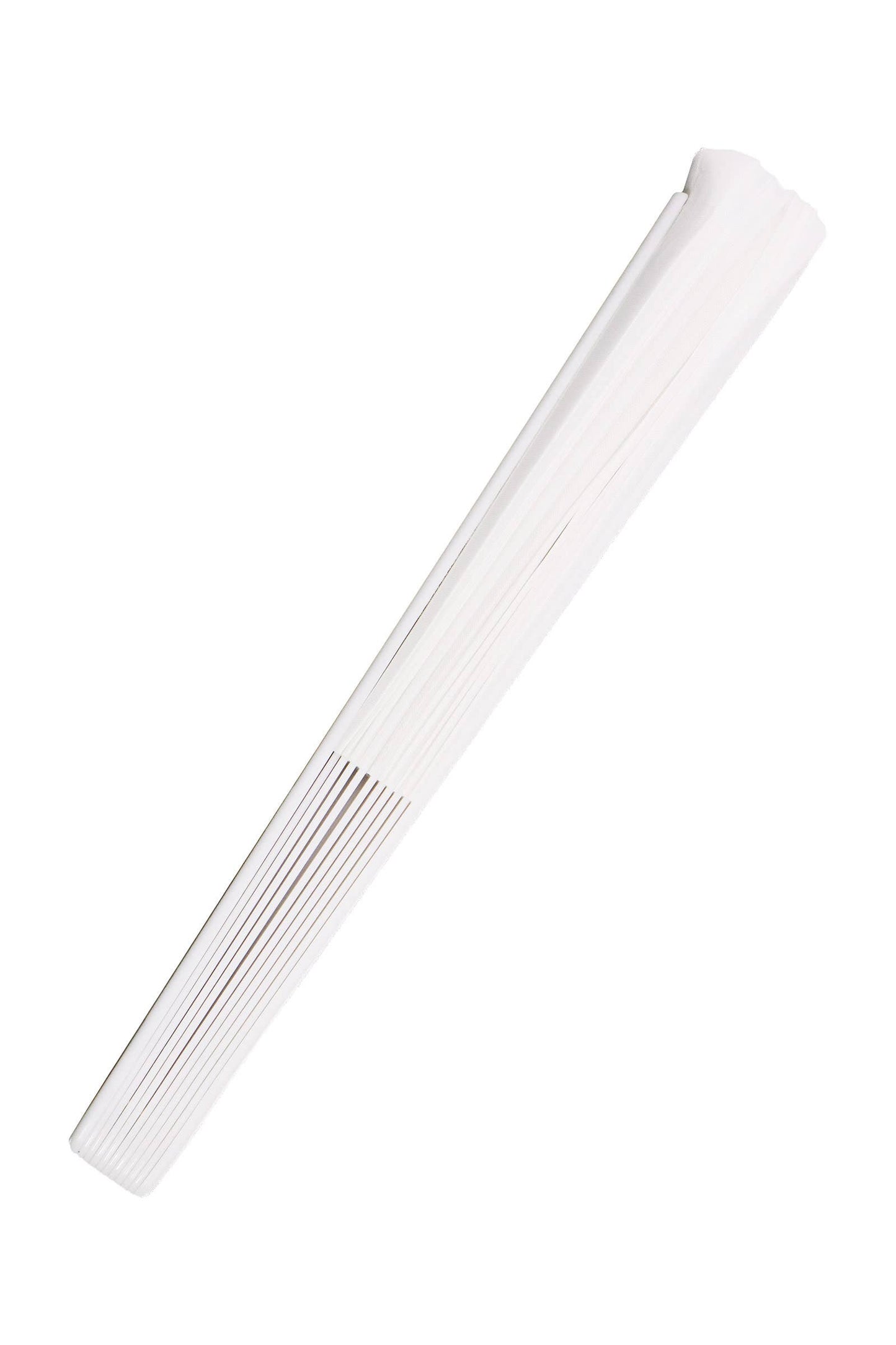 Cap Zone - Large White Line Dance Folding Fan - 13 Inch